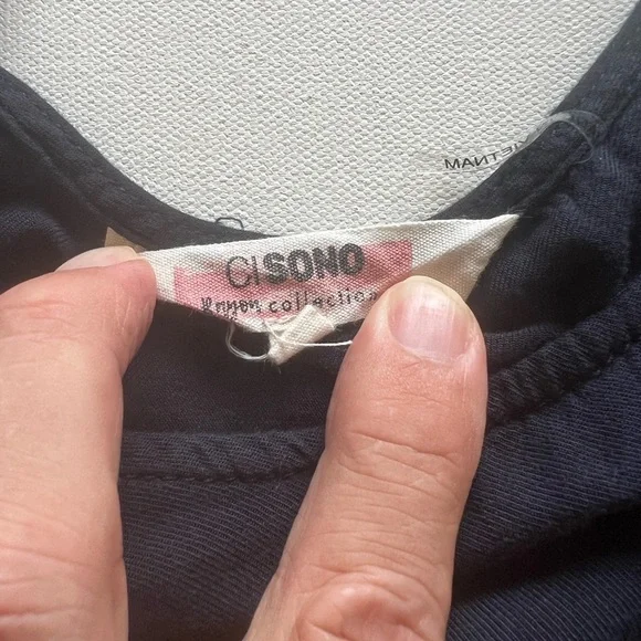 EUC Ci Sono Dark Blue Romper Size Large (E3) - Picture 4 of 5